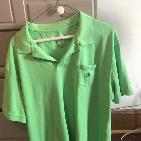 Men’s XXL Chaps Polo Shirt Green Easter Brunch - Picture 3 of 5